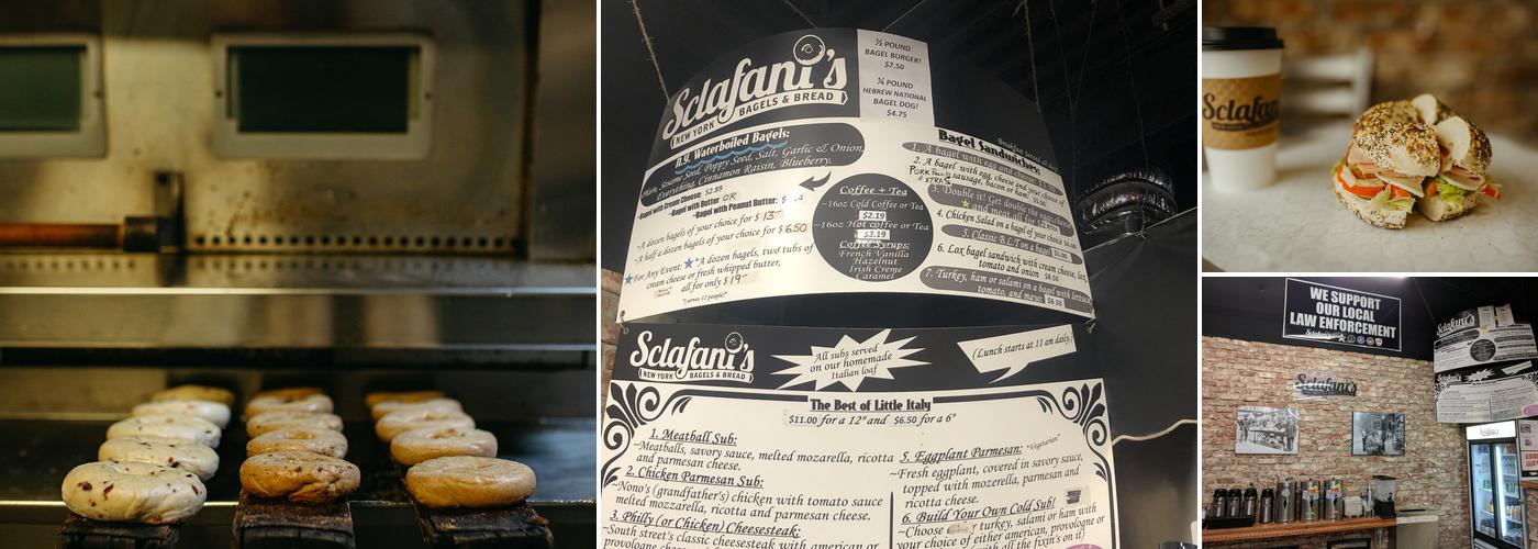 Sclafani's New York Bagels and Bread Menu