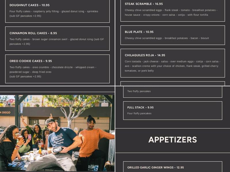 Werewolf Menu
