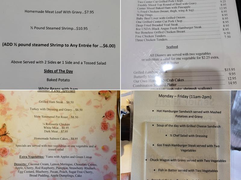 Hayfield Family Restaurant Menu