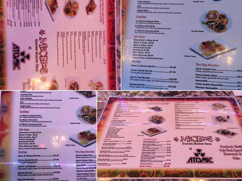 Michos Menu