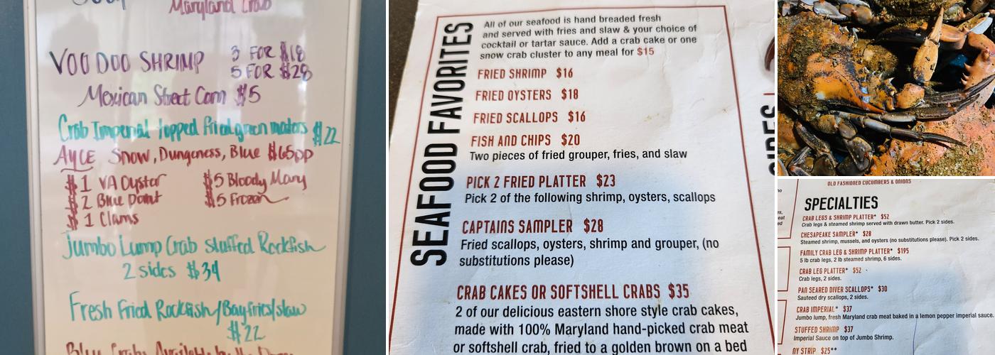 Mother Shuckers Crab Shack Menu