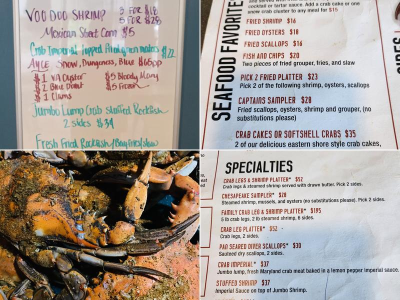 Mother Shuckers Crab Shack Menu
