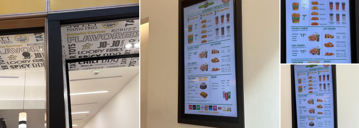 Potato Corner Menu
