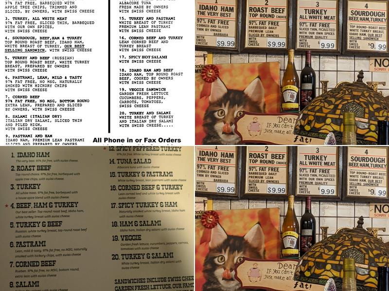 Sourdough Eatery Menu