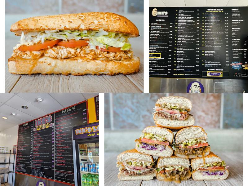 Ike's Love & Sandwiches Menu