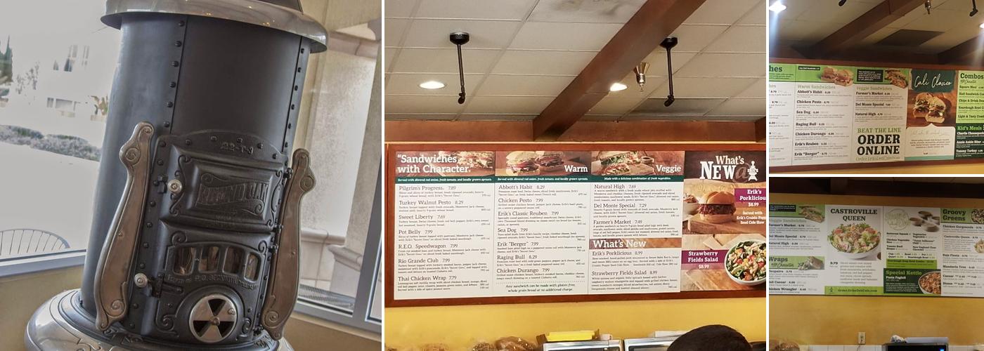 Erik's DeliCafé Menu