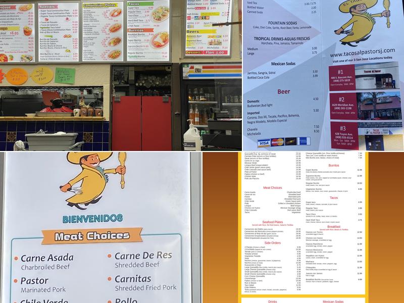 Tacos Al Pastor 2 Menu