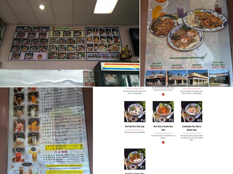 New Tung kee Noodle House Menu