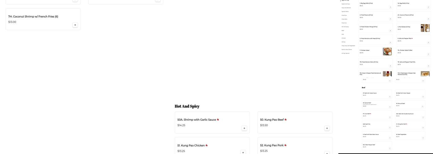 Sun-Ly Chinese Restaurant Menu