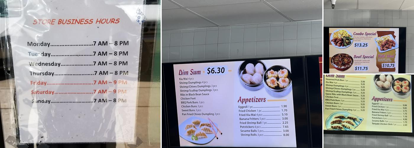 King Egg Roll Menu