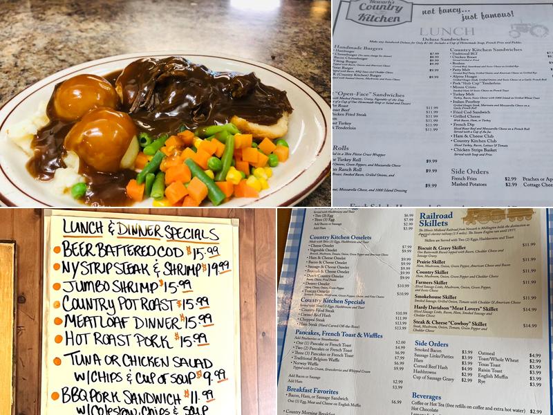 Newark's Country Kitchen Menu