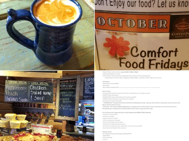 The Coffee Pot Bakery Café Menu