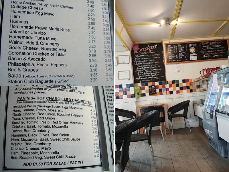 The Filling Station Menu