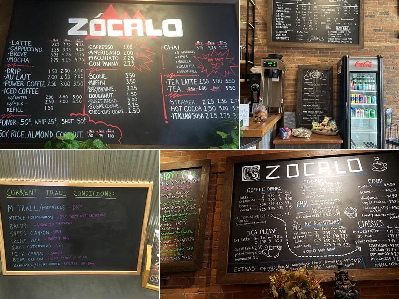 Zocalo Menu