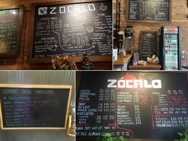 Zocalo Menu