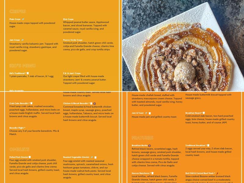 Jam! Menu