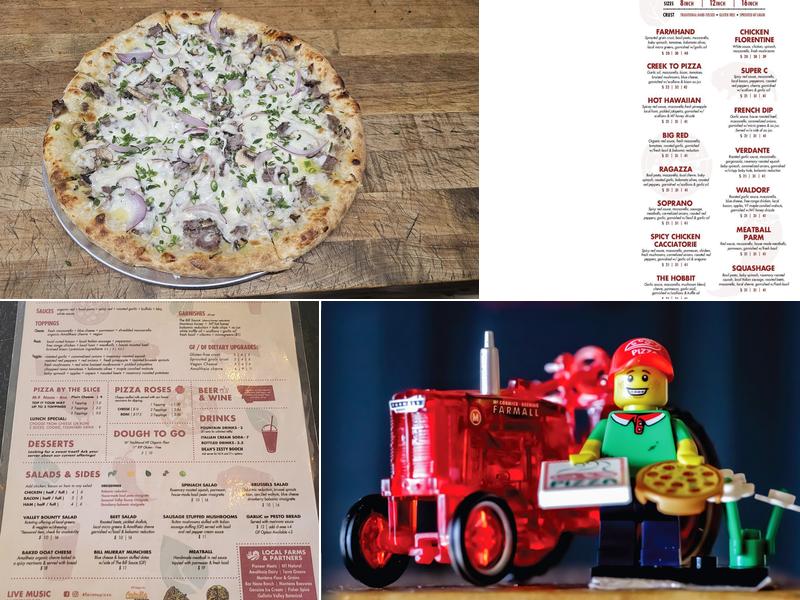 Red Tractor Pizza Menu