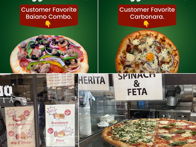 Baiano SF Pizza Hayes Valley Menu