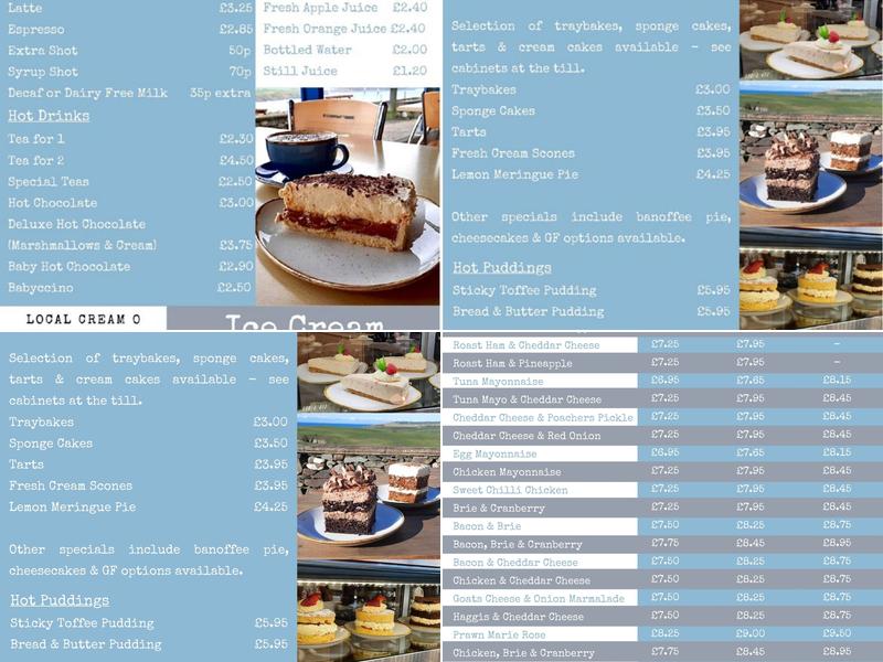 Gallie Craig Coffee House Menu