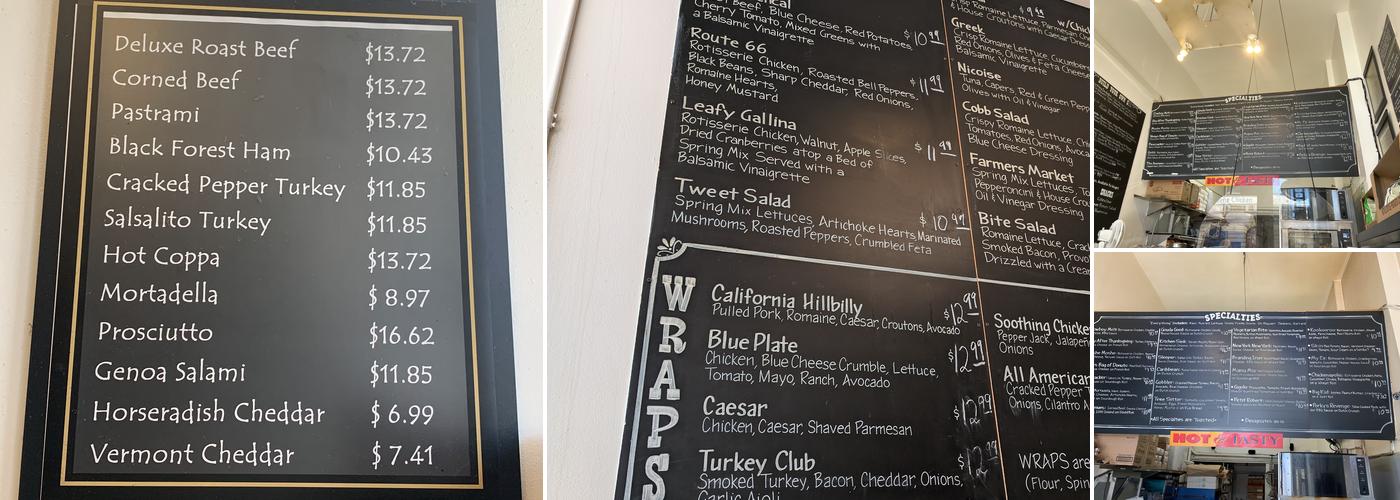 Bite Menu