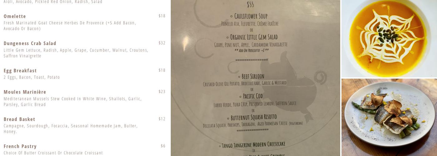 Bouche Menu