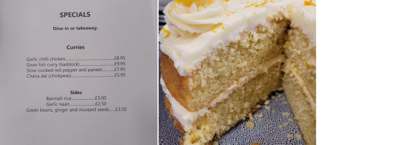 The Shore Cafe & General Store Menu