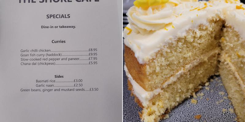 The Shore Cafe & General Store Menu