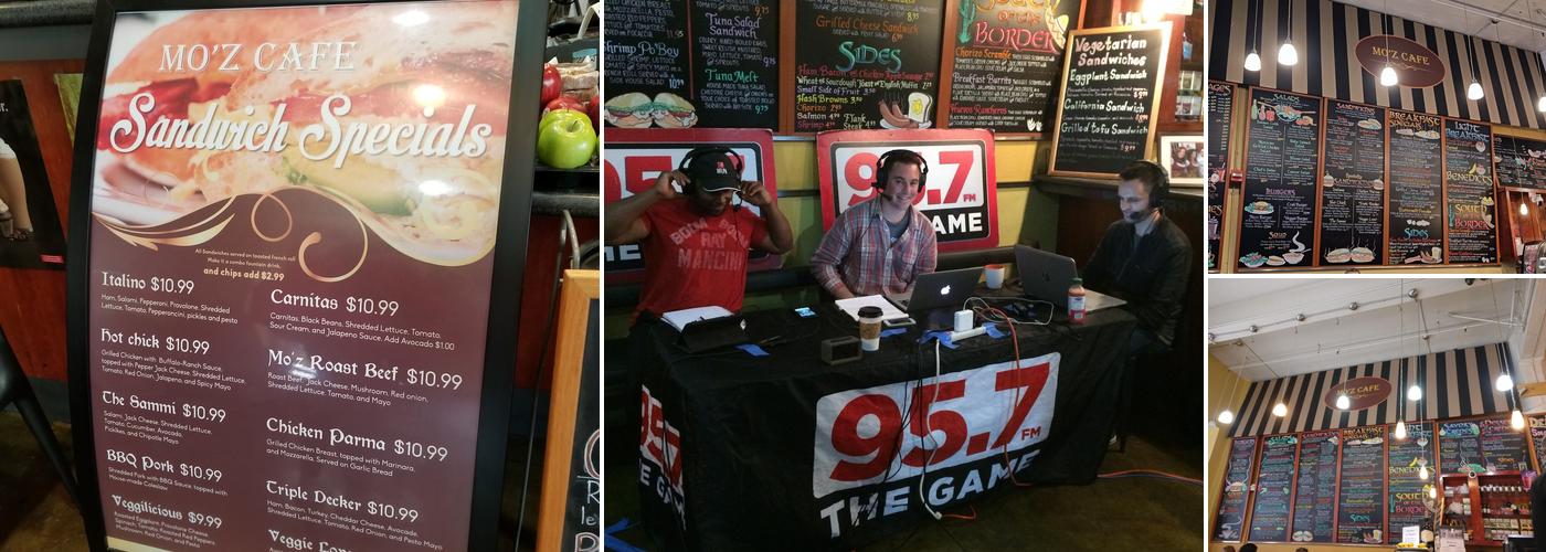 Mo'z Cafe Menu