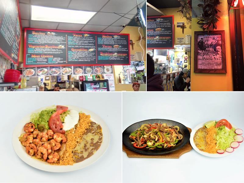 El Tesoro Taqueria and Grill Menu