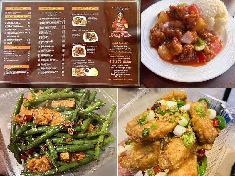 Kung Food Menu