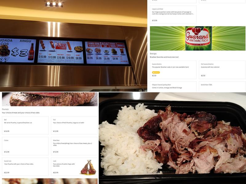 Fire of Brazil Express Menu