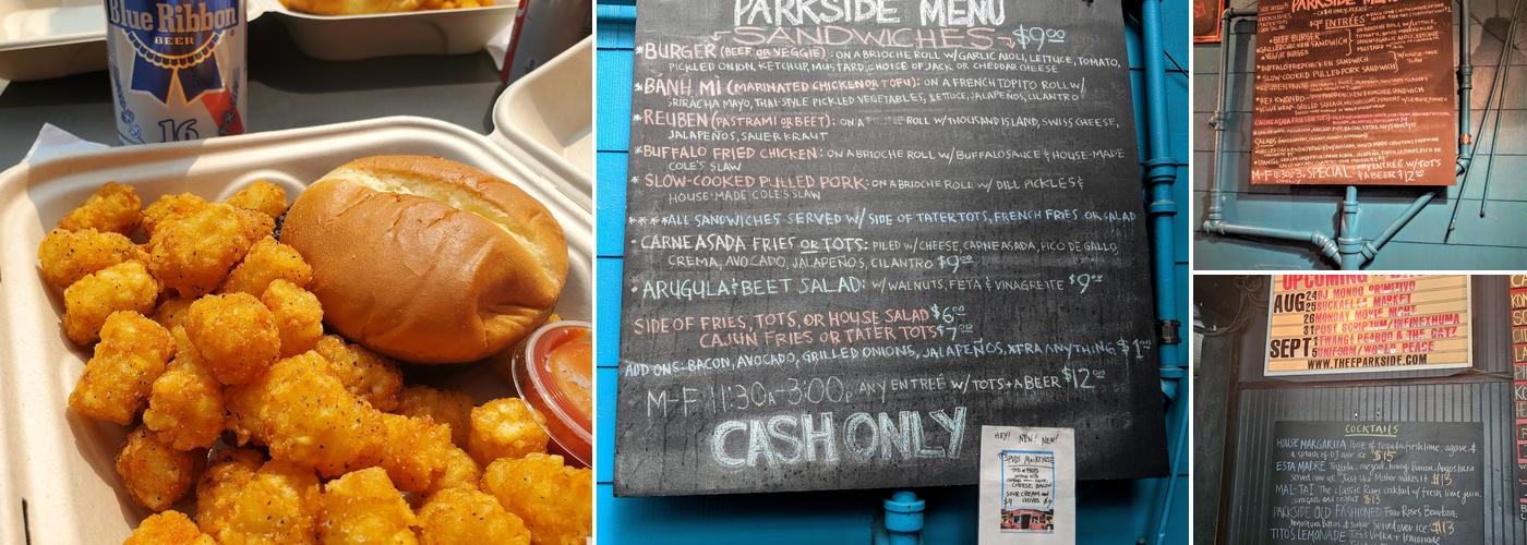Thee Parkside Menu