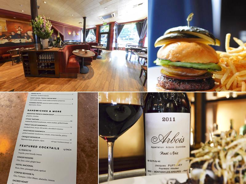 Absinthe Brasserie & Bar Menu