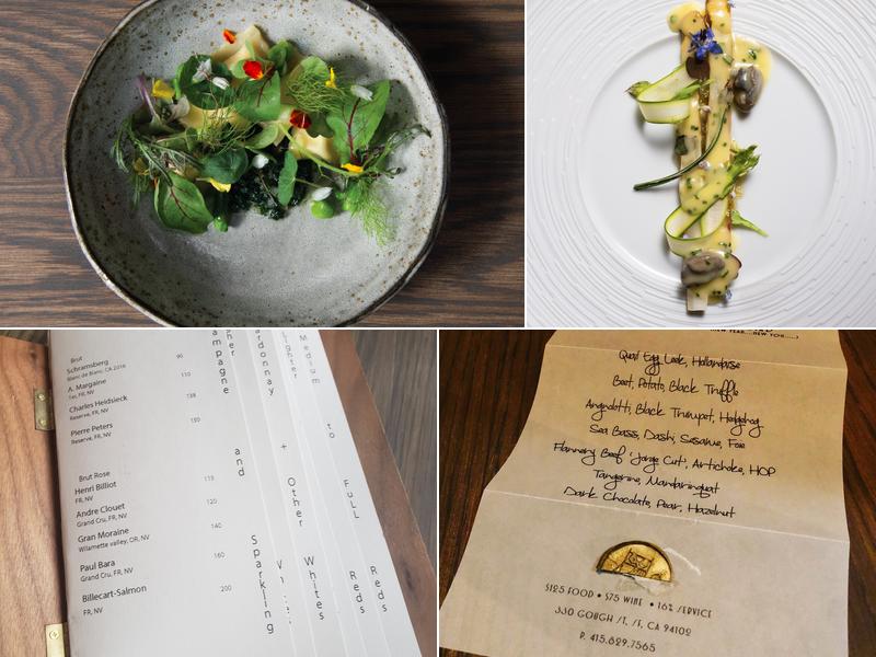 Nightbird Menu