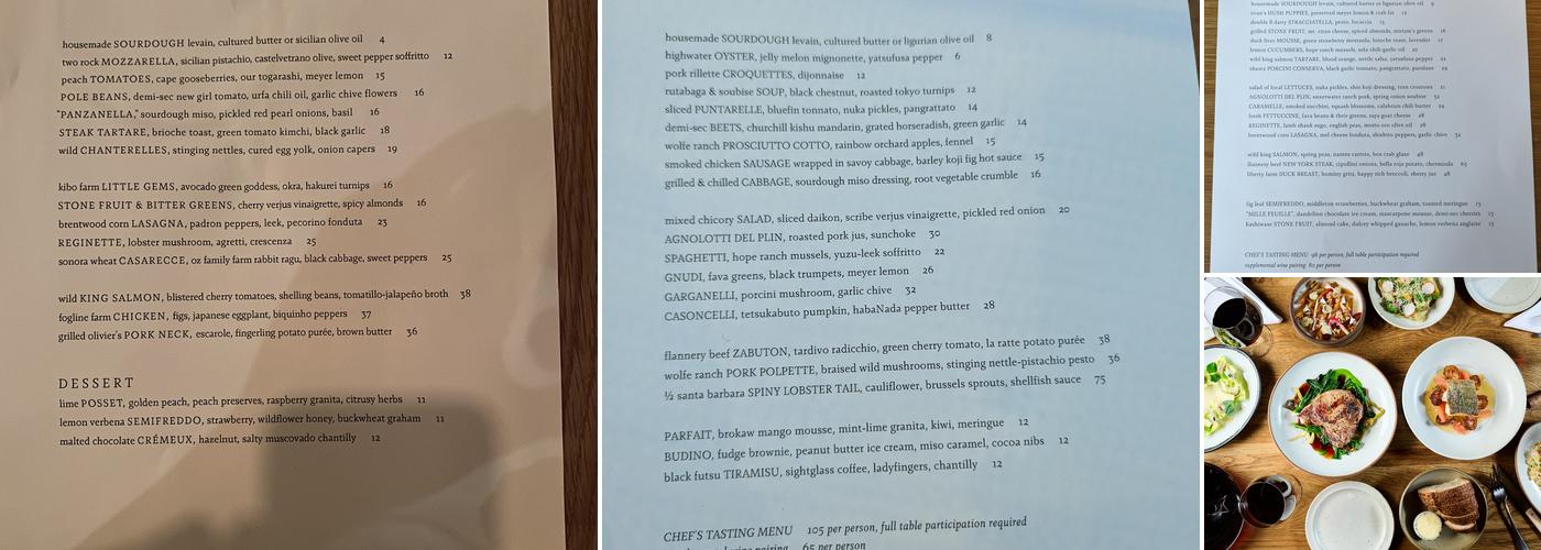 Octavia Menu