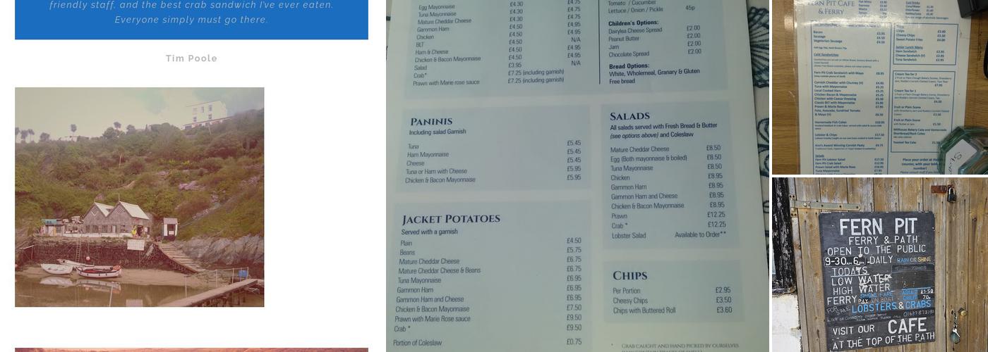 Fern Pit Cafe & Ferry Menu