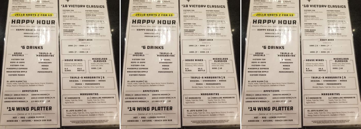 Me-n-Ed's Menu