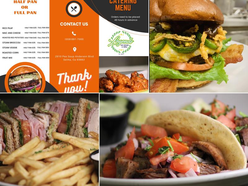 Legends Tap House & Grill Menu