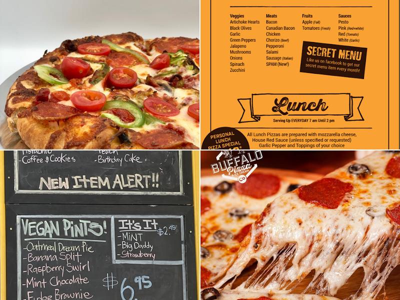 Buffalo Pizza & Ice Cream Co Menu