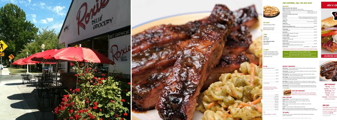Roxie Deli & Barbeque Menu