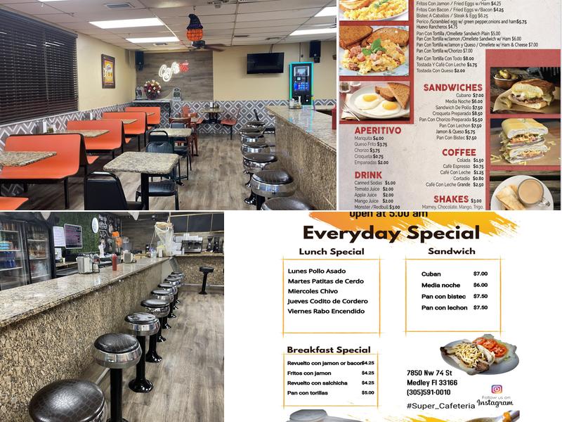 Cafe 74 Menu