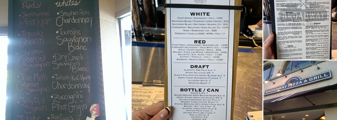 Broadway Pizza & Grill Menu