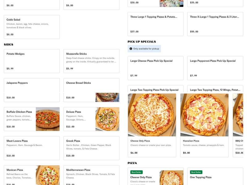 Pizza D’Amore Long Beach Menu