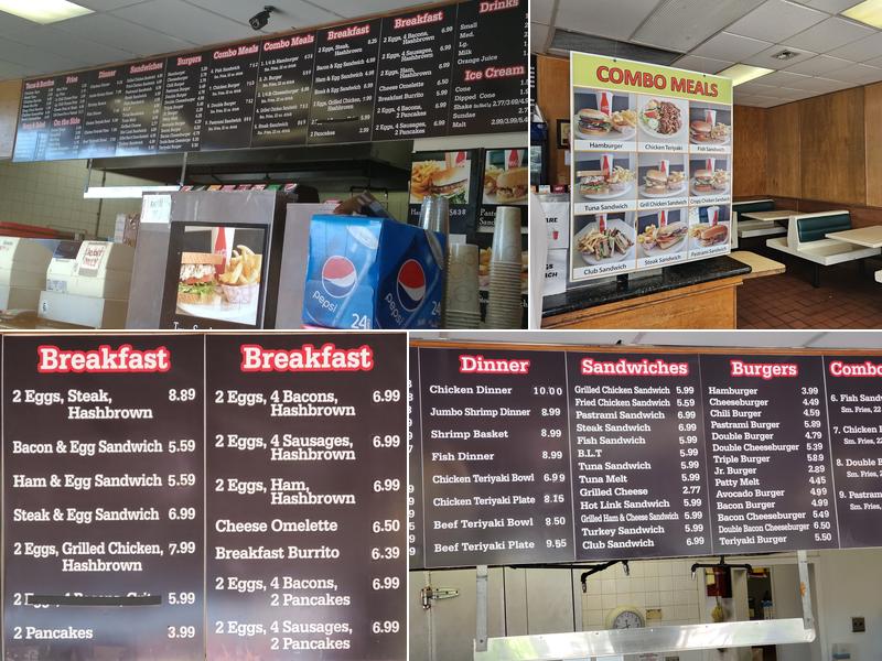 Poly Burgers Menu
