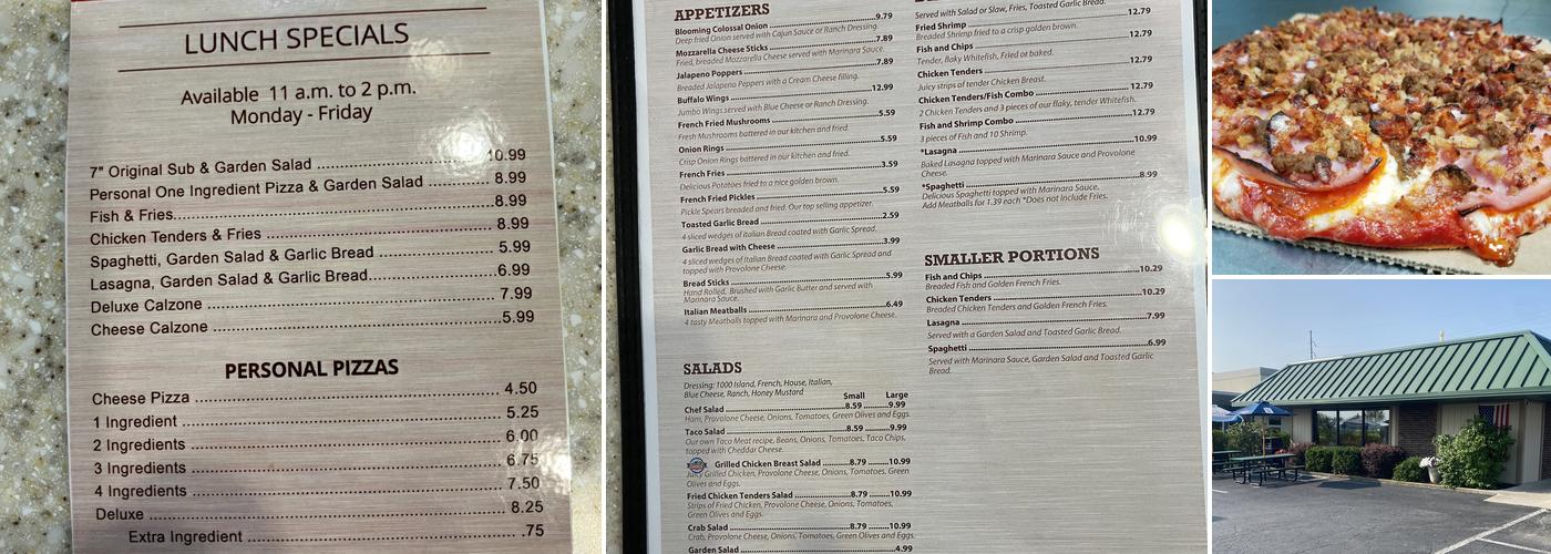 Cassano's Pizza & Subs Menu