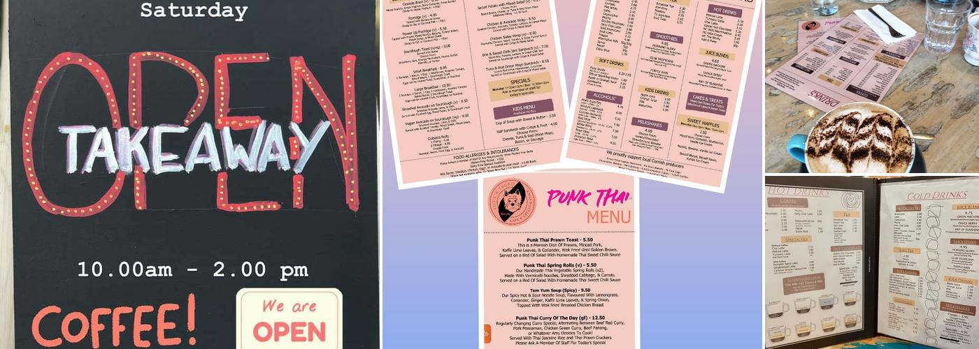 Lilys of Truro Cafe by Punk Thai Menu