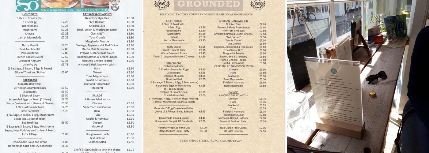 Grounded Menu