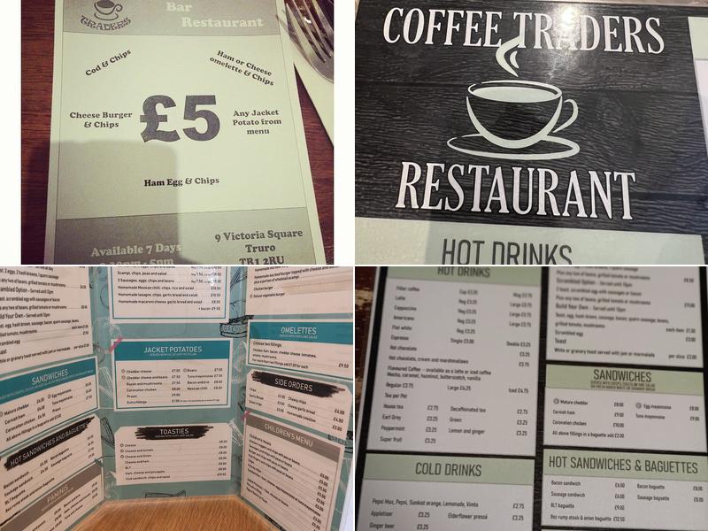 Coffee Traders Menu