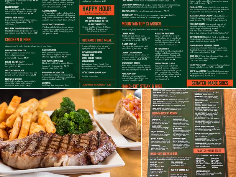 Buckhead Mountain Grill Menu