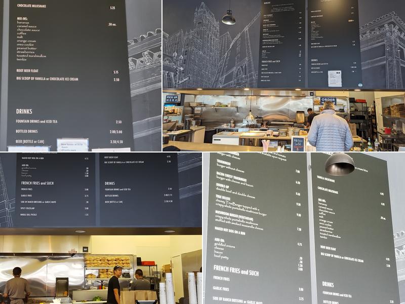 TrueBurger Menu